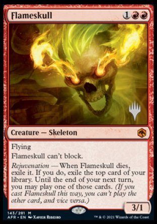 Flameskull (Promo Pack) [Dungeons & Dragons: Adventures in the Forgotten Realms Promos] | Clutch Gaming