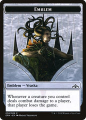 Vraska Emblem // Human Double-Sided Token [Challenger Decks 2020 Tokens] | Clutch Gaming