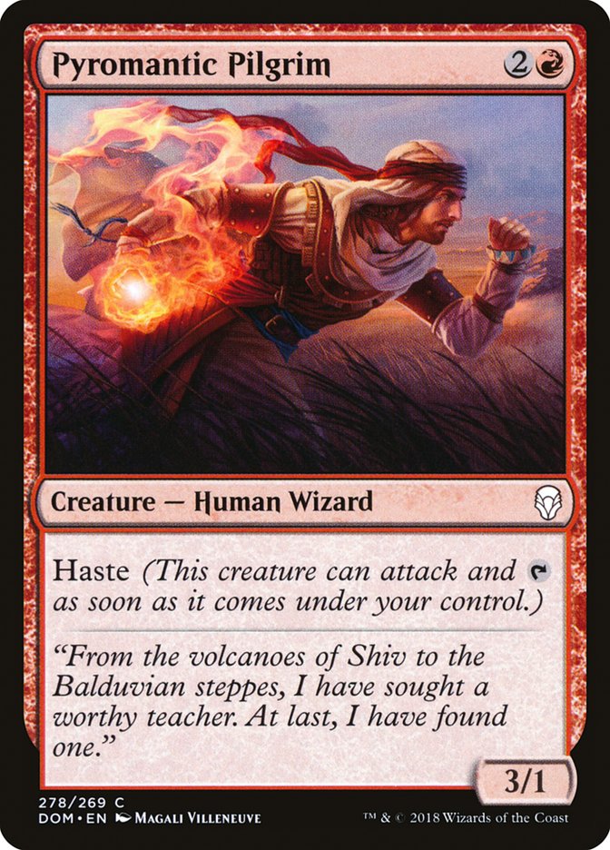 Pyromantic Pilgrim [Dominaria] | Clutch Gaming