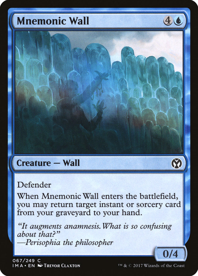 Mnemonic Wall [Iconic Masters] | Clutch Gaming