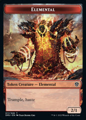 Soldier // Elemental Double-Sided Token [Dominaria United Tokens] | Clutch Gaming