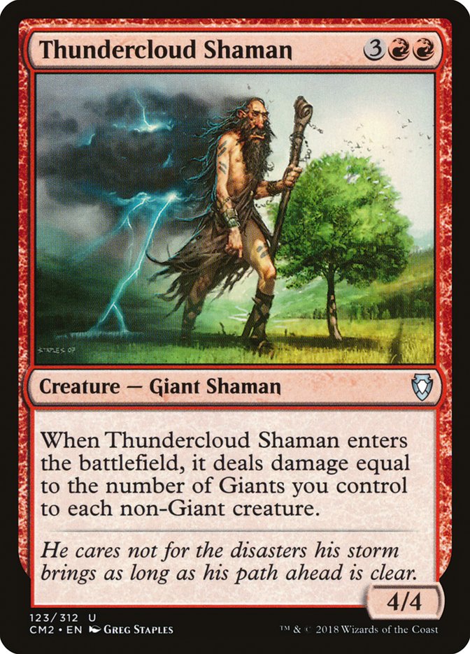 Thundercloud Shaman [Commander Anthology Volume II] | Clutch Gaming