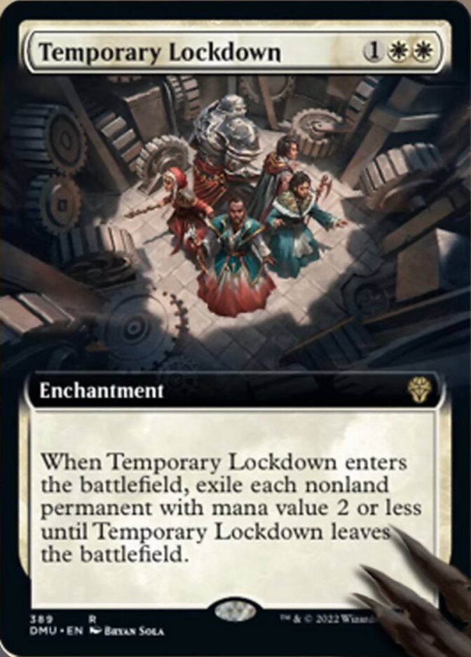 Temporary Lockdown (Extended Art) [Dominaria United] | Clutch Gaming