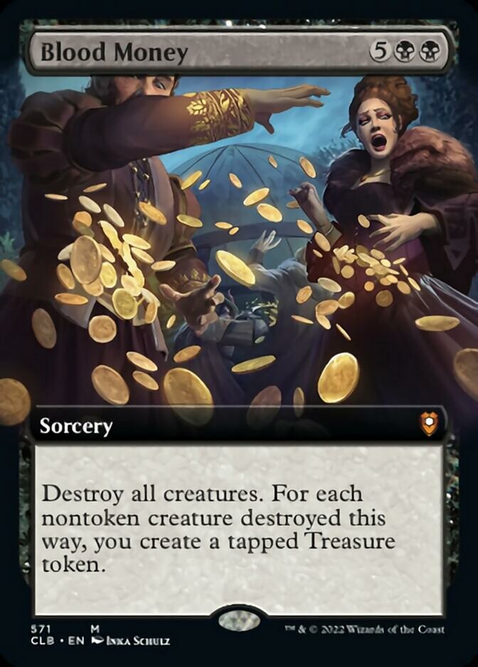 Blood Money (Extended Art) [Commander Legends: Battle for Baldur's Gate] | Clutch Gaming