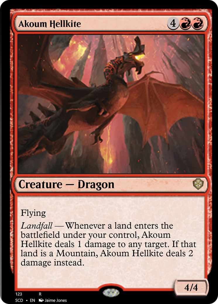 Akoum Hellkite [Starter Commander Decks] | Clutch Gaming