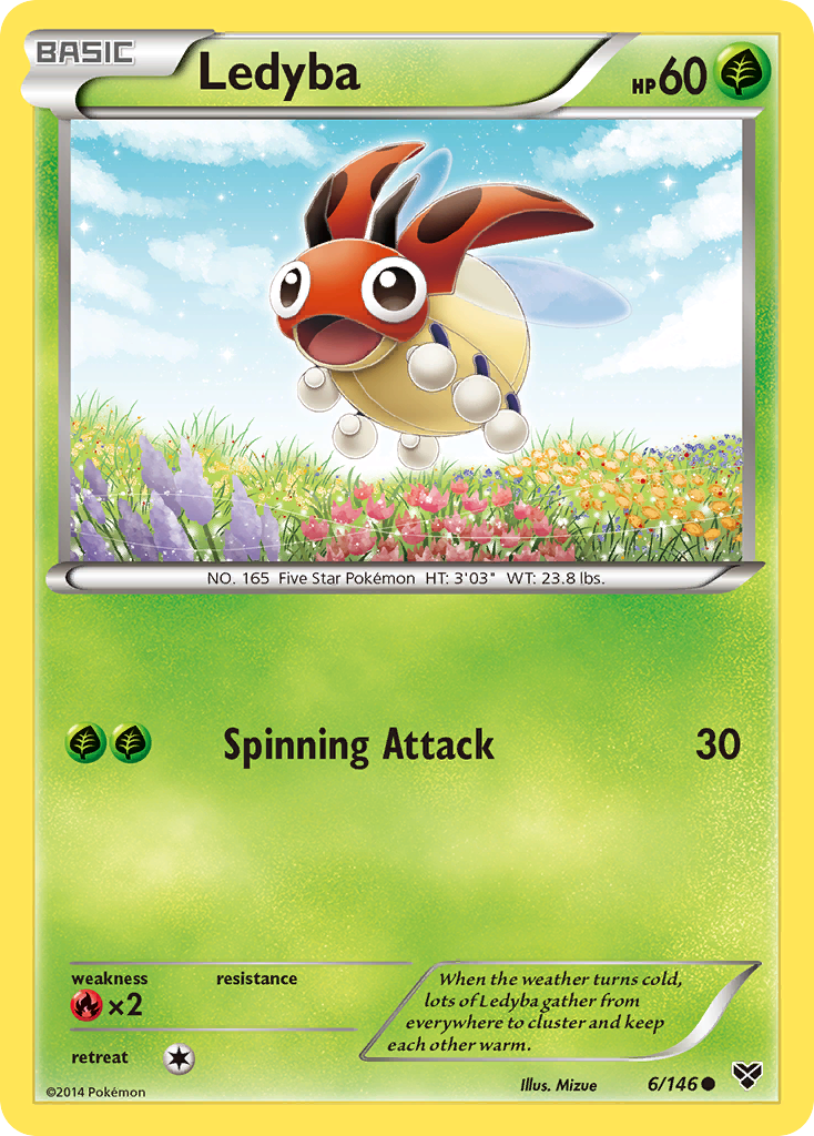 Ledyba (6/146) [XY: Base Set] | Clutch Gaming