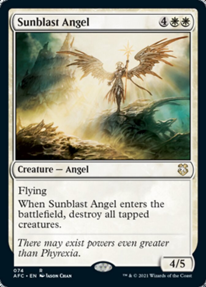 Sunblast Angel [Dungeons & Dragons: Adventures in the Forgotten Realms Commander] | Clutch Gaming