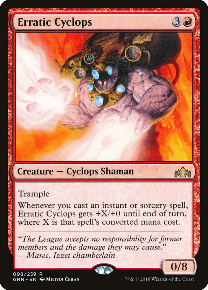 Erratic Cyclops [Guilds of Ravnica] | Clutch Gaming