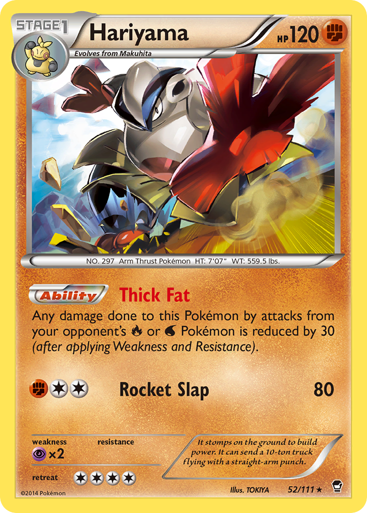 Hariyama (52/111) [XY: Furious Fists] | Clutch Gaming