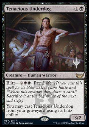 Tenacious Underdog (Promo Pack) [Streets of New Capenna Promos] | Clutch Gaming