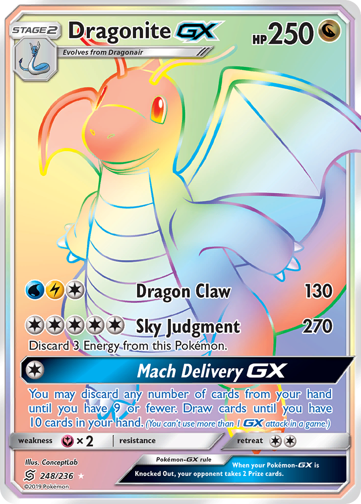 Dragonite GX (248/236) [Sun & Moon: Unified Minds] | Clutch Gaming