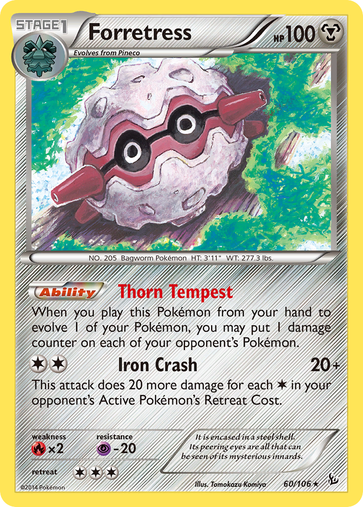 Forretress (60/106) [XY: Flashfire] | Clutch Gaming