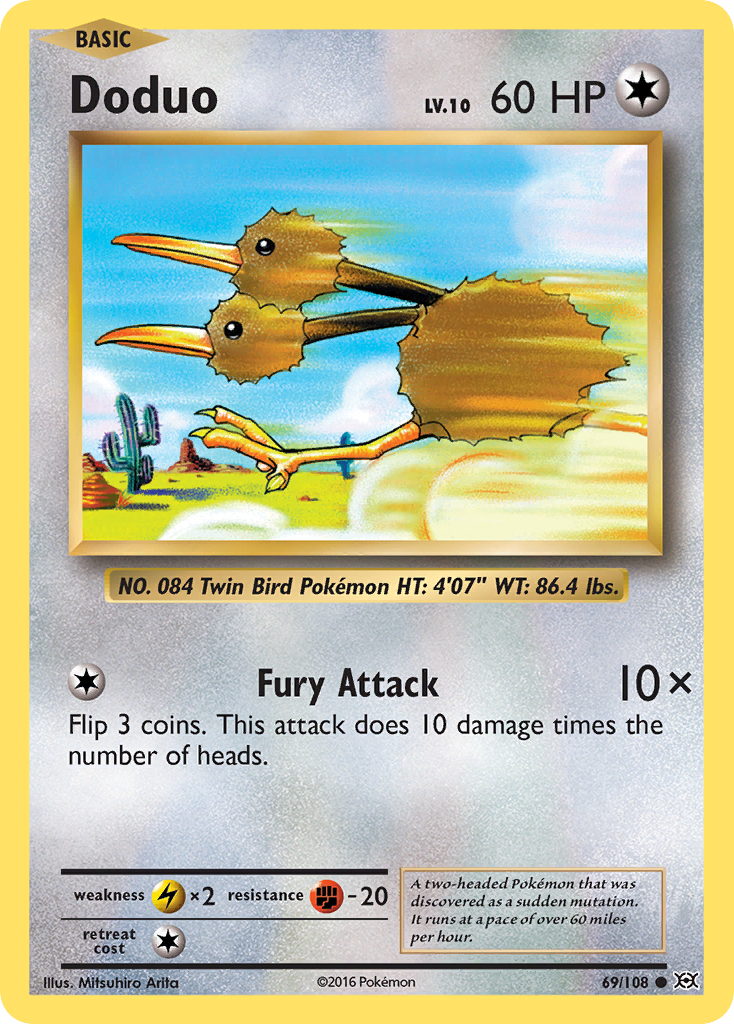 Doduo (69/108) [XY: Evolutions] | Clutch Gaming