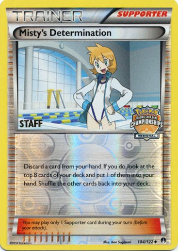 Misty's Determination (104/122) (Regional Championship Promo Staff) [XY: BREAKpoint] | Clutch Gaming