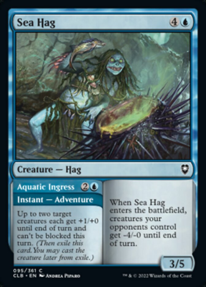 Sea Hag // Aquatic Ingress [Commander Legends: Battle for Baldur's Gate] | Clutch Gaming