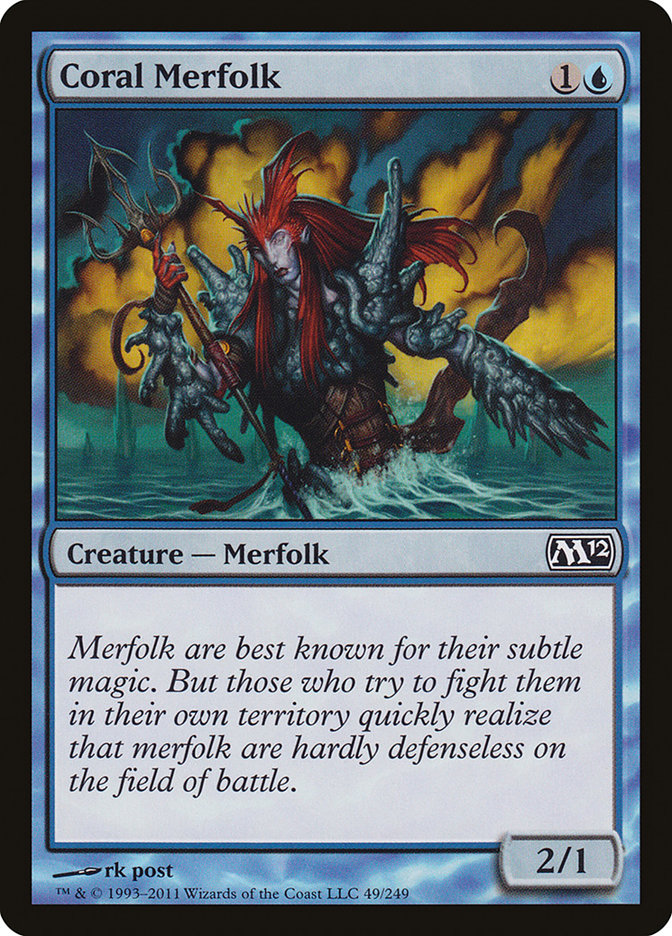 Coral Merfolk [Magic 2012] | Clutch Gaming