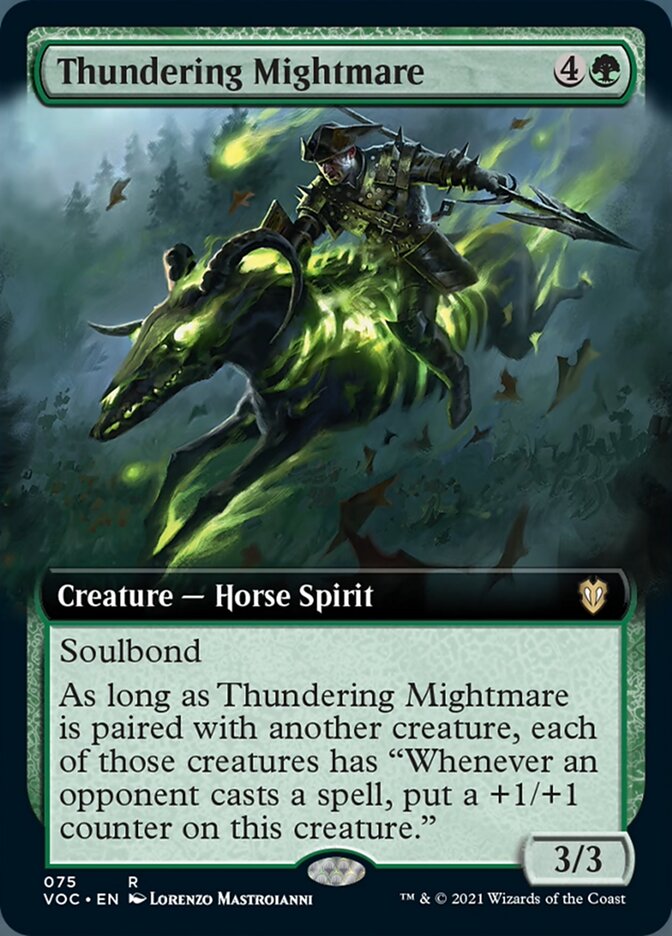 Thundering Mightmare (Extended Art) [Innistrad: Crimson Vow Commander] | Clutch Gaming