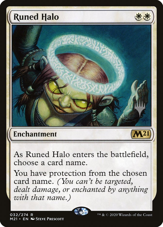 Runed Halo (Promo Pack) [Core Set 2021 Promos] | Clutch Gaming