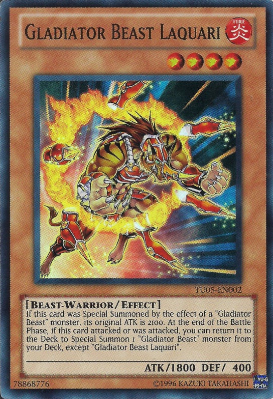 Gladiator Beast Laquari [TU05-EN002] Super Rare | Clutch Gaming