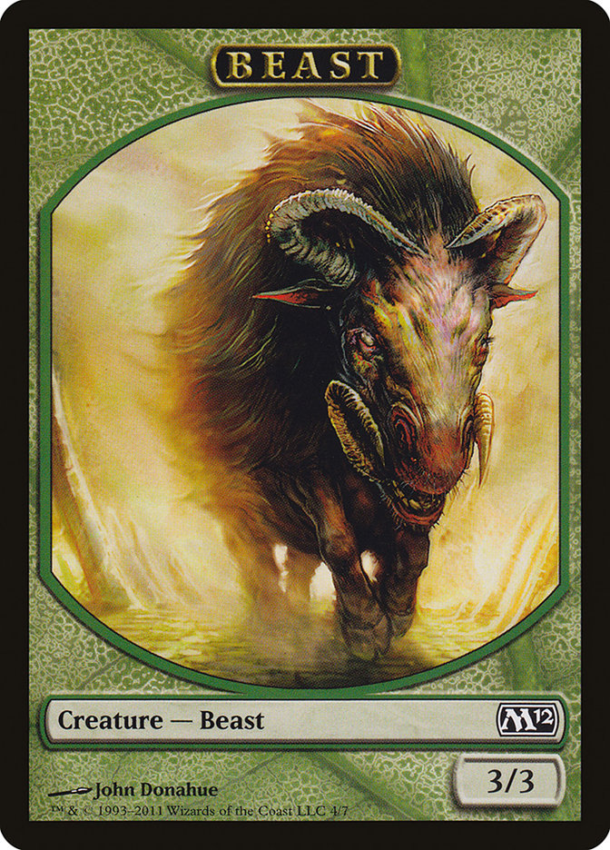 Beast Token [Magic 2012 Tokens] | Clutch Gaming