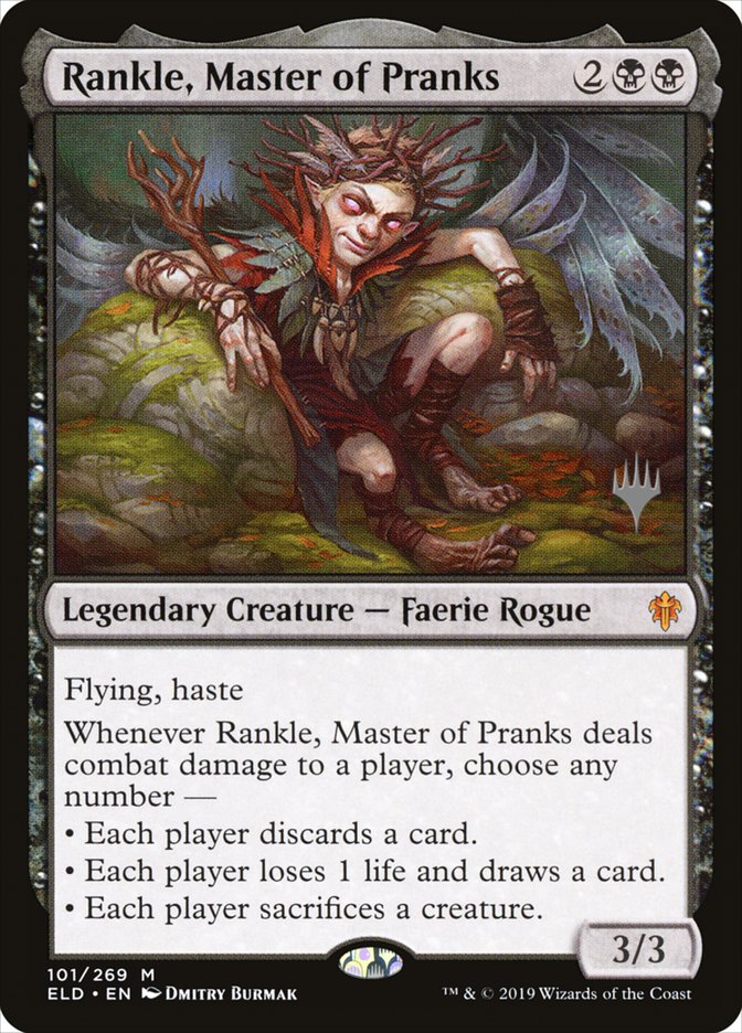 Rankle, Master of Pranks (Promo Pack) [Throne of Eldraine Promos] | Clutch Gaming