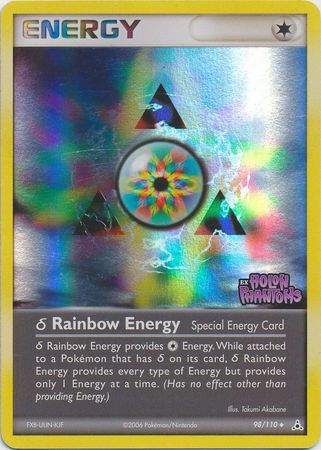 Rainbow Energy (98/110) (Delta Species) (Stamped) [EX: Holon Phantoms] | Clutch Gaming