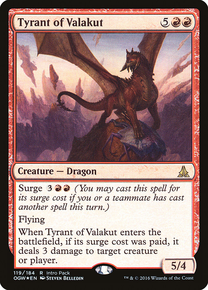 Tyrant of Valakut (Intro Pack) [Oath of the Gatewatch Promos] | Clutch Gaming