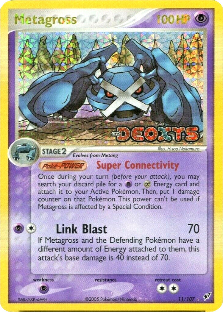 Metagross (11/107) (Stamped) [EX: Deoxys] | Clutch Gaming