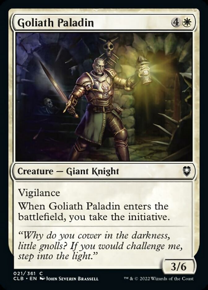 Goliath Paladin [Commander Legends: Battle for Baldur's Gate] | Clutch Gaming