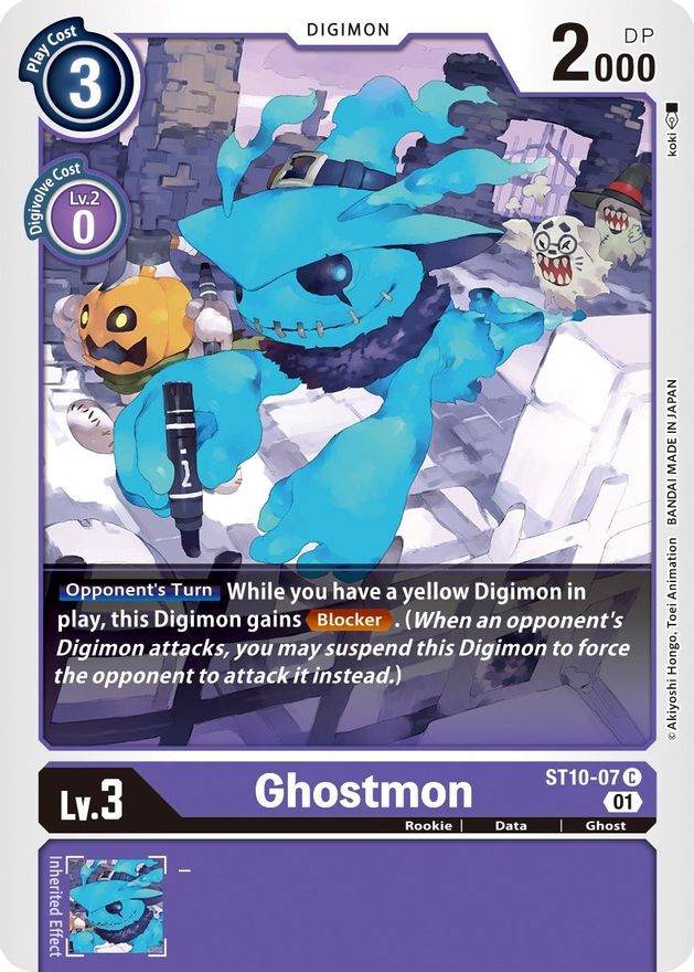 Ghostmon [ST10-07] [Starter Deck: Parallel World Tactician] | Clutch Gaming