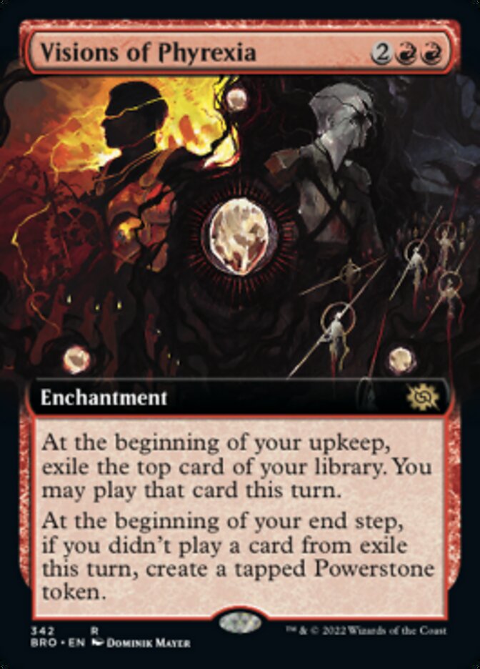 Visions of Phyrexia (Extended Art) [The Brothers' War] | Clutch Gaming