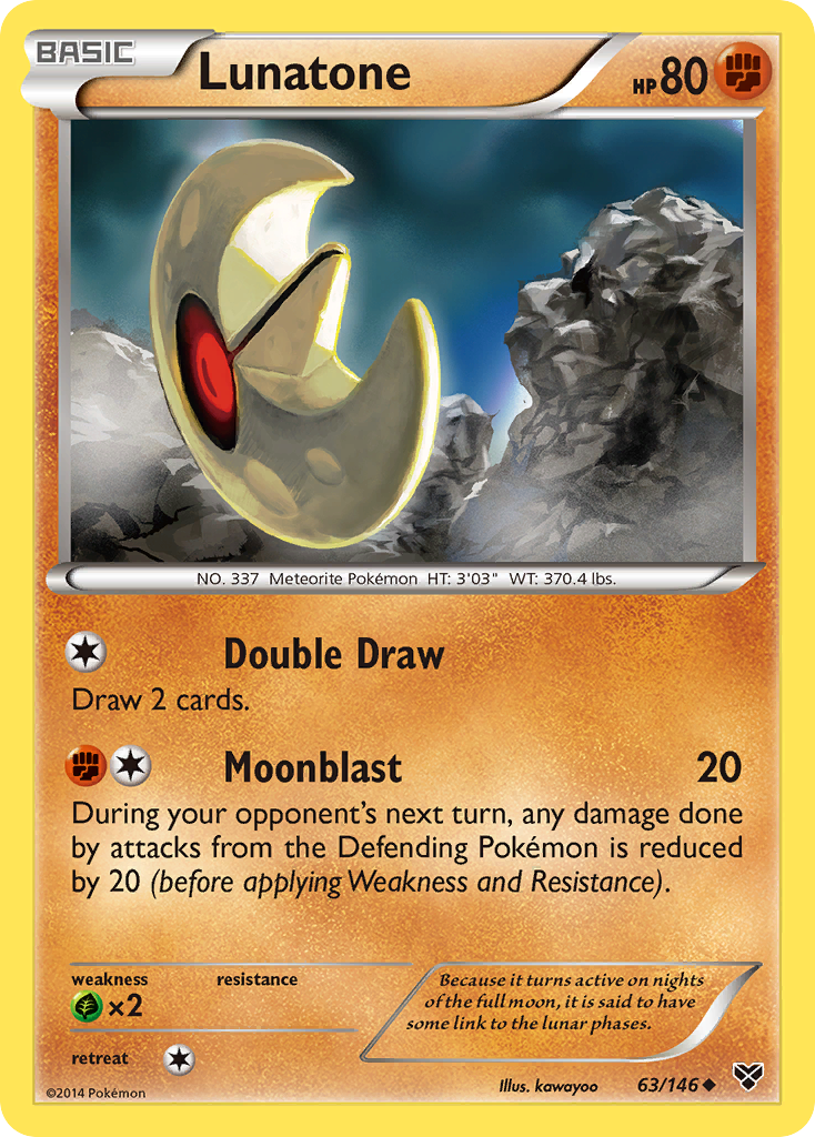 Lunatone (63/146) [XY: Base Set] | Clutch Gaming