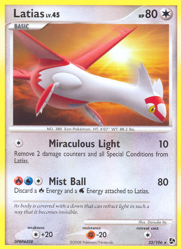 Latias (22/106) [Diamond & Pearl: Great Encounters] | Clutch Gaming