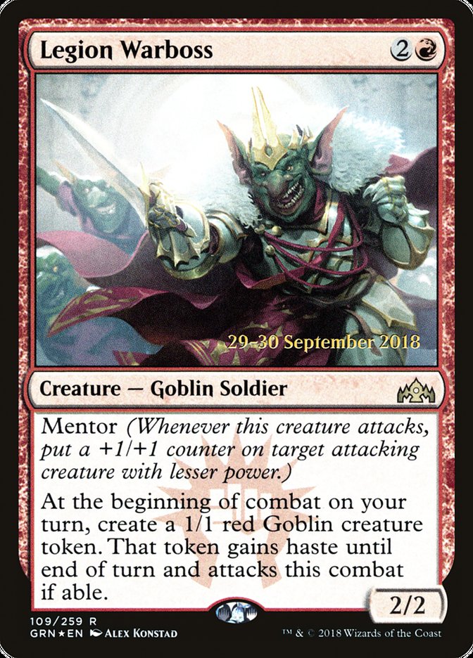 Legion Warboss [Guilds of Ravnica Prerelease Promos] | Clutch Gaming