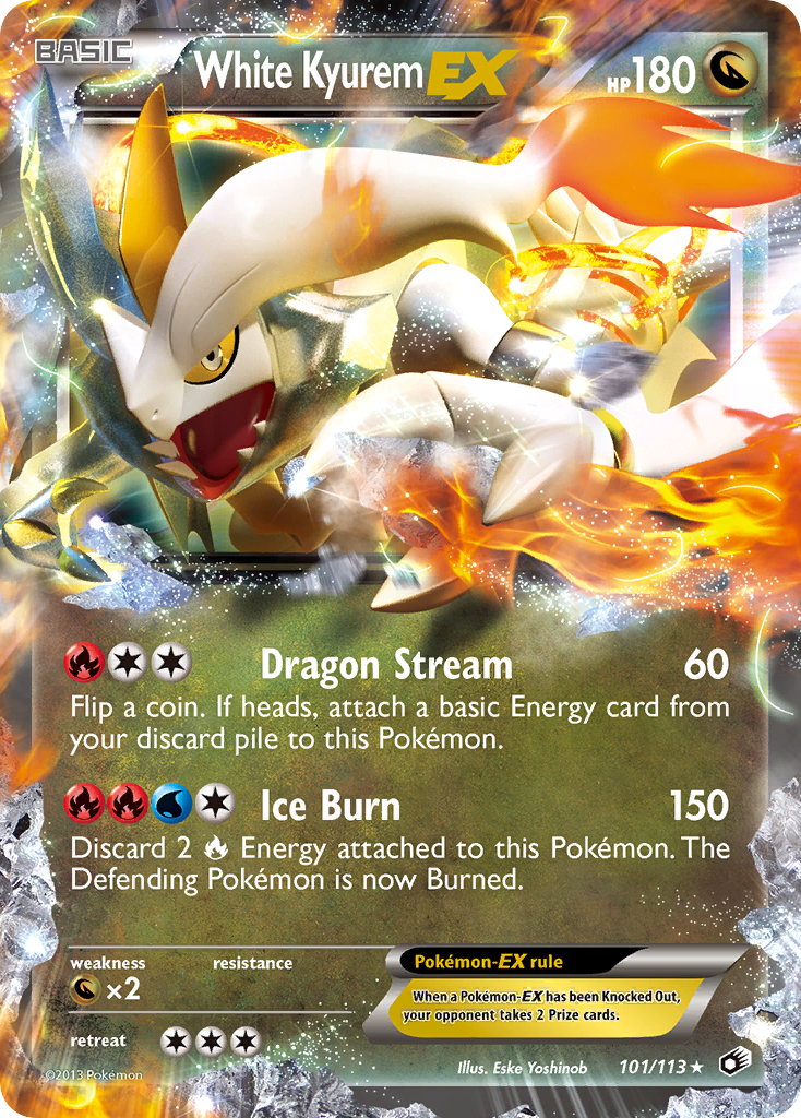 White Kyurem EX (101/113) [Black & White: Legendary Treasures] | Clutch Gaming