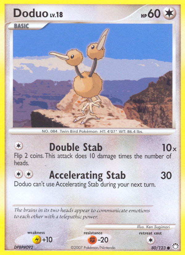 Doduo (80/123) [Diamond & Pearl: Mysterious Treasures] | Clutch Gaming