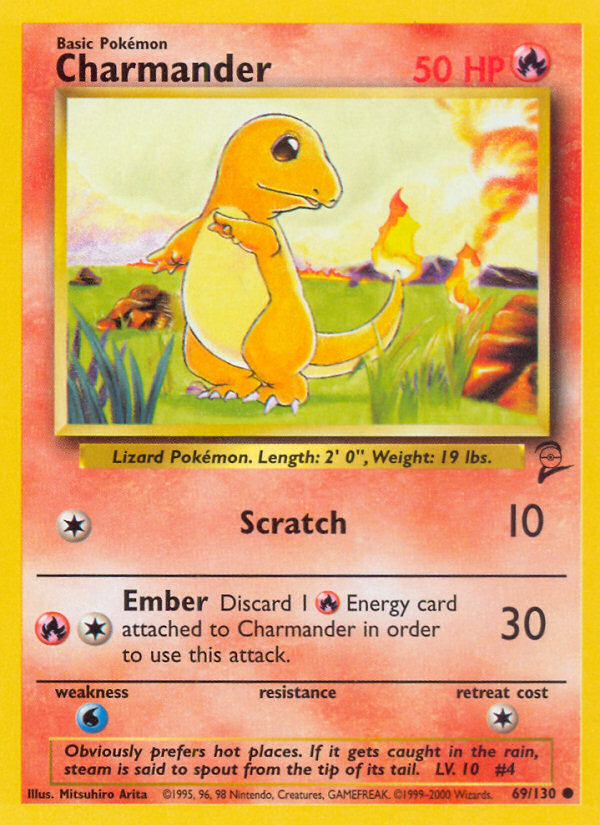 Charmander (69/130) [Base Set 2] | Clutch Gaming