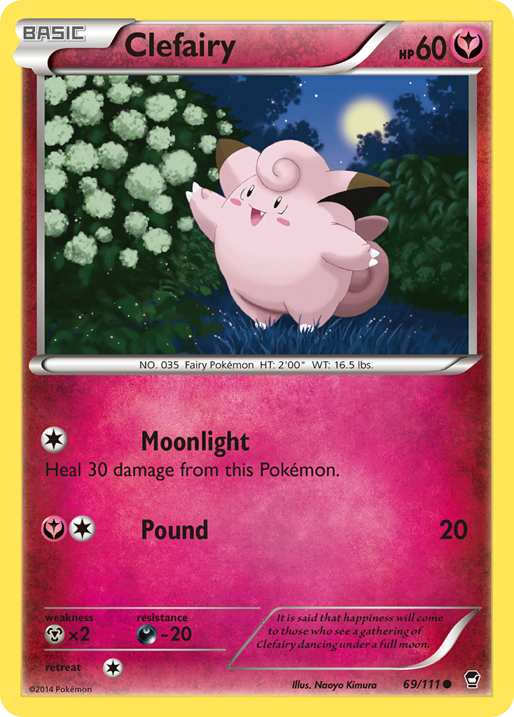 Clefairy (69/111) [XY: Furious Fists] | Clutch Gaming