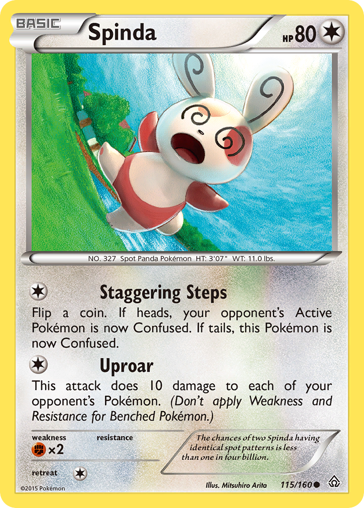 Spinda (115/160) [XY: Primal Clash] | Clutch Gaming
