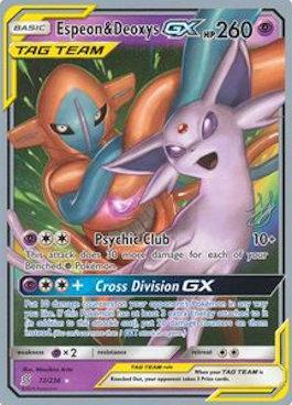 Espeon & Deoxys GX (72/236) (Perfection - Henry Brand) [World Championships 2019] | Clutch Gaming