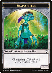 Zombie // Shapeshifter Double-Sided Token [Commander 2018 Tokens] | Clutch Gaming