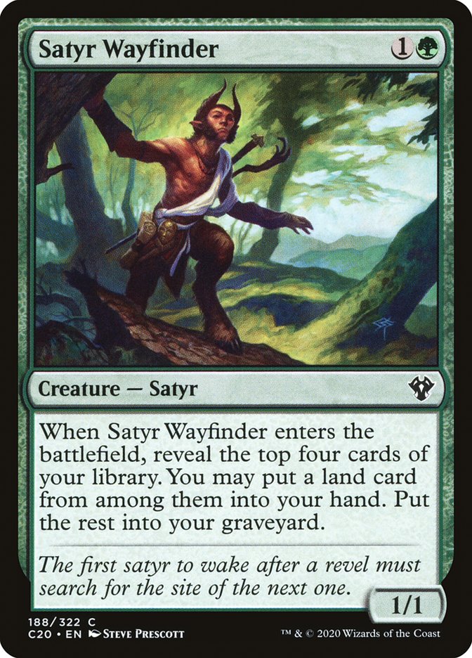 Satyr Wayfinder [Commander 2020] | Clutch Gaming