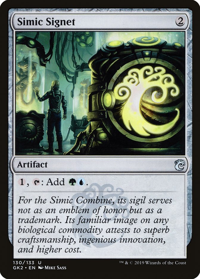 Simic Signet [Ravnica Allegiance Guild Kit] | Clutch Gaming