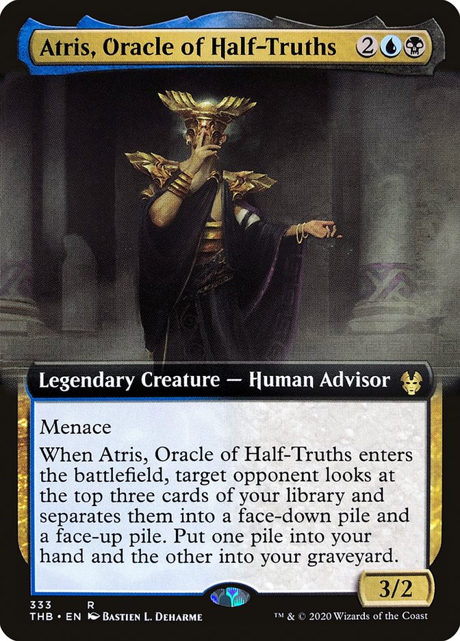 Atris, Oracle of Half-Truths (Extended Art) [Theros Beyond Death] | Clutch Gaming