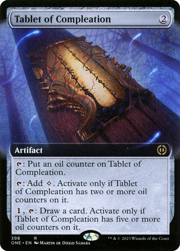 Tablet of Compleation (Extended Art) [Phyrexia: All Will Be One] | Clutch Gaming