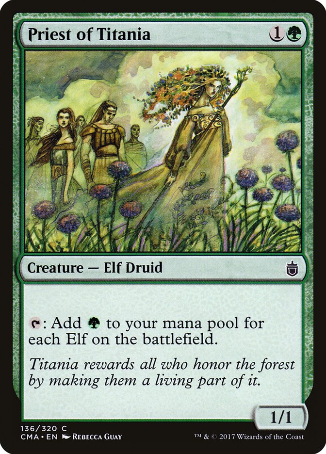 Priest of Titania [Commander Anthology] | Clutch Gaming