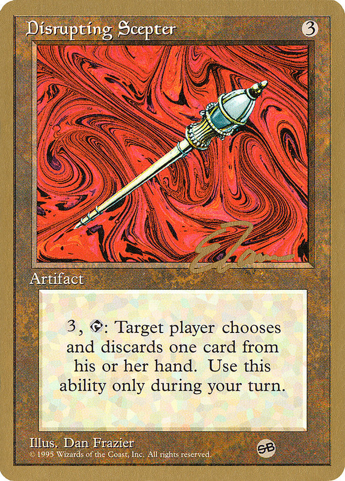 Disrupting Scepter (Eric Tam) (SB) [Pro Tour Collector Set] | Clutch Gaming