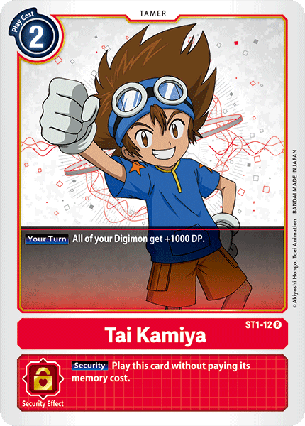 Tai Kamiya [ST1-12] [Starter Deck: Gaia Red] | Clutch Gaming