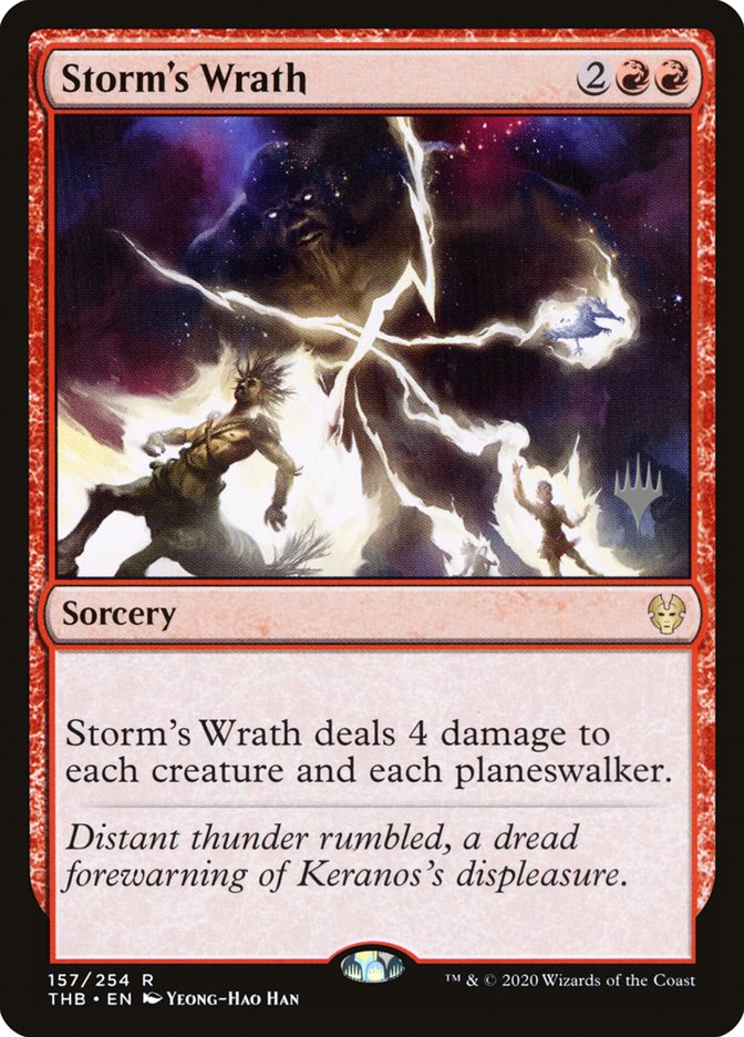 Storm's Wrath (Promo Pack) [Theros Beyond Death Promos] | Clutch Gaming