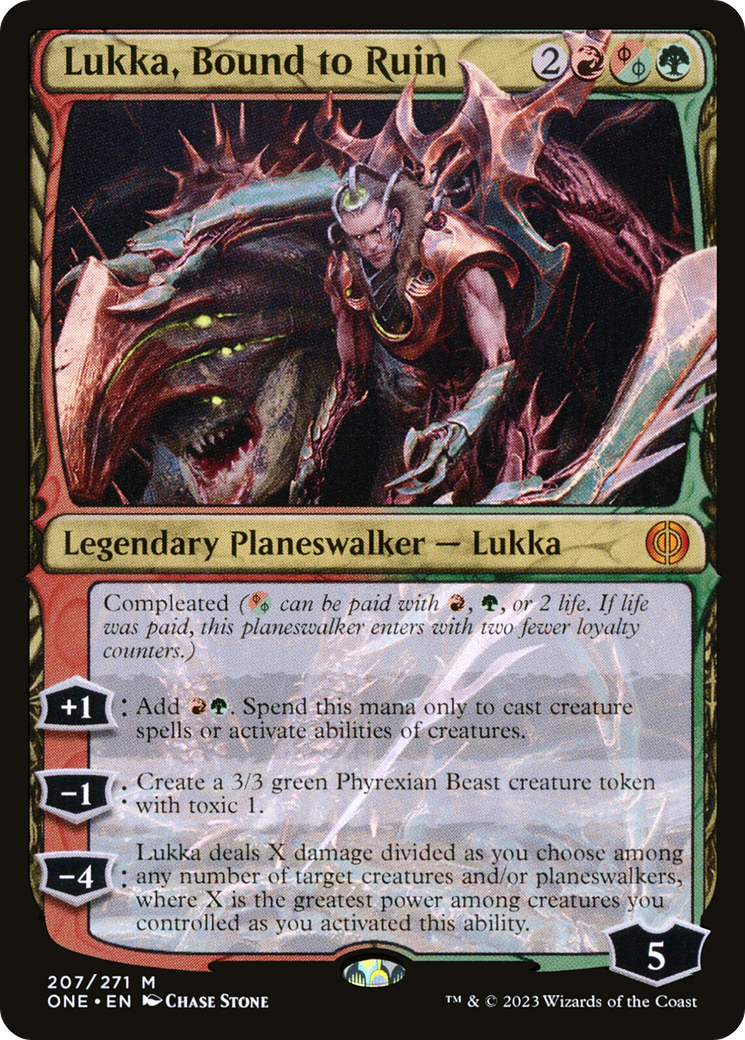 Lukka, Bound to Ruin [Phyrexia: All Will Be One] | Clutch Gaming